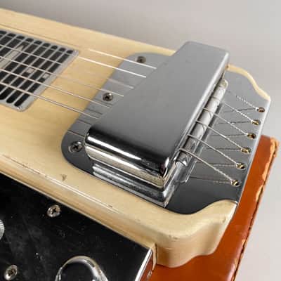 Circa 1955 Fender Dual 6 Professional Three Leg Steel Guitar w/OHSC image 9