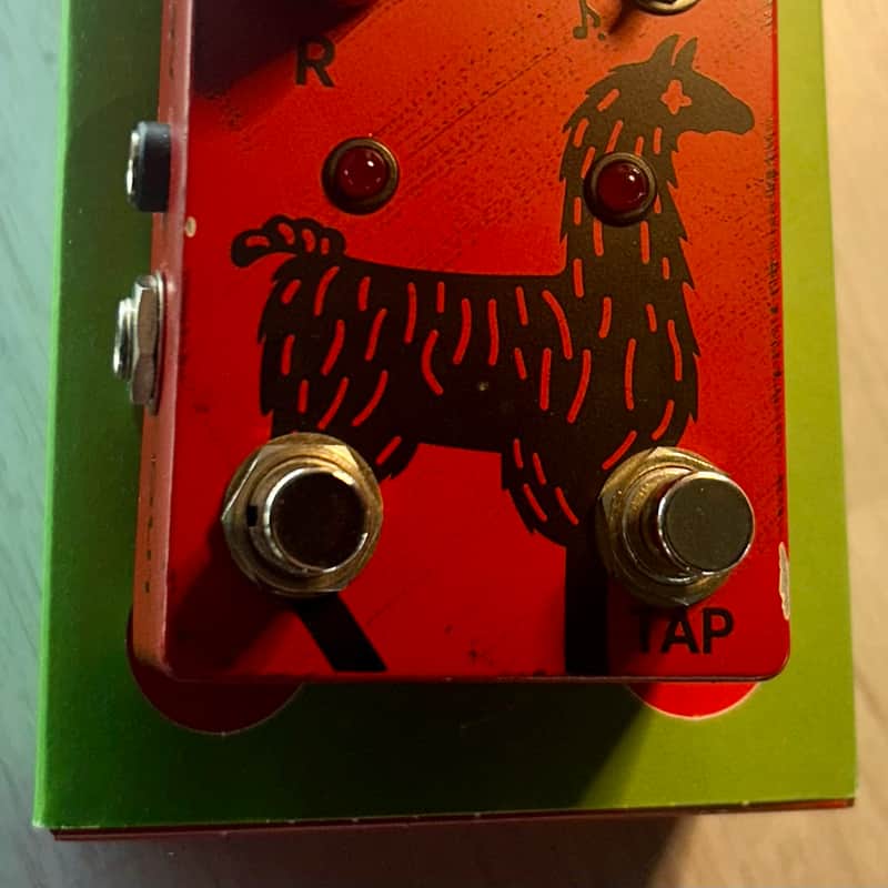 2022 JAM Pedals Delay Llama mk.3 Red / Black