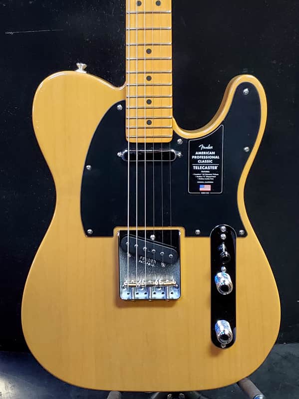 Fender American Professional Classic Telecaster 2025 - Butterscotch Blonde w/FREE Pro Set Up image 1