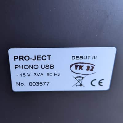 Pro-Ject Debut III USB - Matte Black With Box & Extras image 18