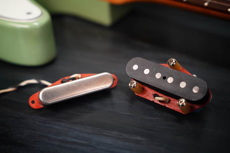 The Bakersfield™ Telecaster Pickup Set — Handwound | Mid-Forward | Alnico 5 | Honky Country Voice | USA Boutique image 1