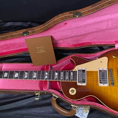 MINT! Gibson Custom Shop '59 Les Paul Standard Reissue VOS Iced Tea Finish - Original Case - Box - All Paperwork image 16