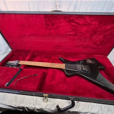 Hamer USA Scarab Guitar with Case - Black image 1