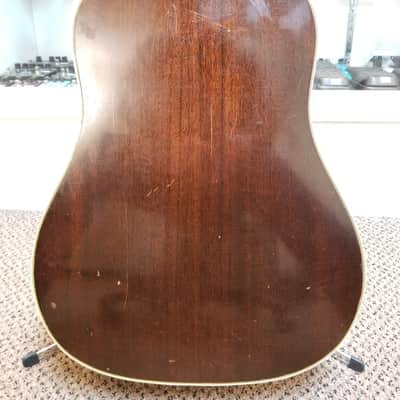 vintage 60's Gibson Southern Jumbo SJ in Cherry Sunburst with Hard Case image 9