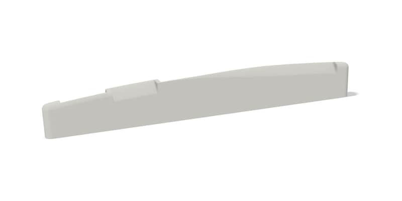 72 x 10 x 3.0 mm Compensated B with Slanted Bass Bone Saddle – Fits Some Post-2000 Epiphone® Guitars image 1