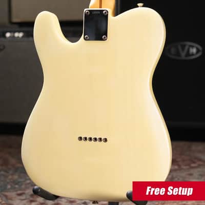 Fender 1956 Esquire Electric Guitar - Refinished Yellow with Hardshell Case - Used image 2