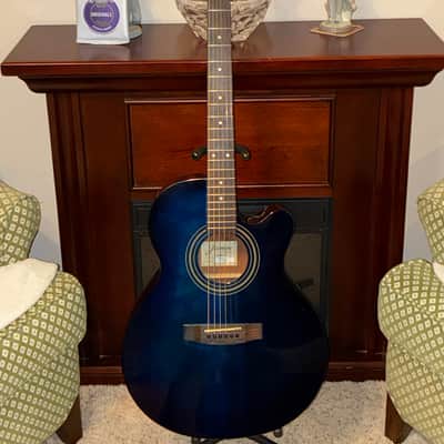 Jasmine by Takamine S34C-8T 2000’s - Blue image 5