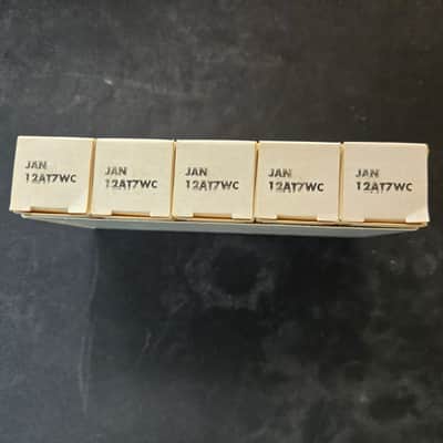 5x NOS Philips JAN 12AT7WC / 12AT7 / ECC81 Preamp Tubes 5 Pack Sleeve Free Ship image 2