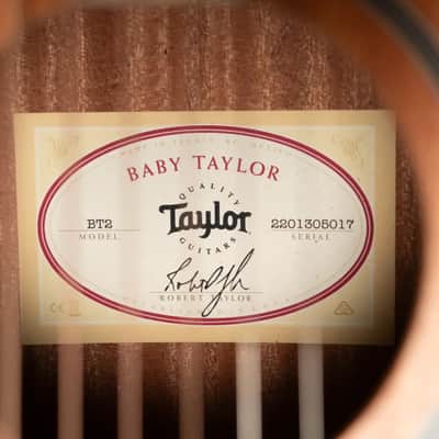 Taylor BT2 Mahogany Acoustic Guitar with Gig Bag image 13