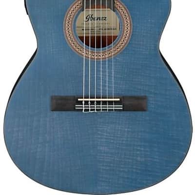 Ibanez GA5FMTCEOB Open Pore Classical Acoustic Electric Guitar - Berry image 2