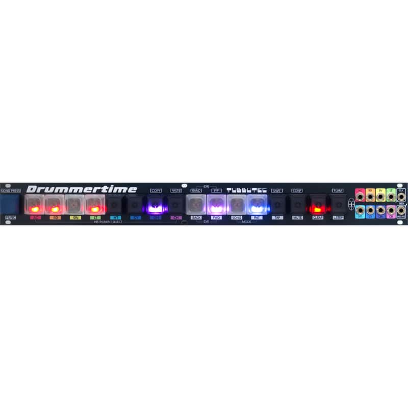 TUBBUTEC Drummertime 74HP (tactile) - sequencer image 1