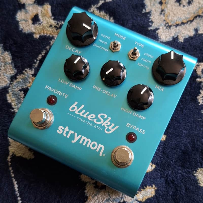 Strymon Blue Sky Reverberator V1 2010 - 2022 - Blue image 1