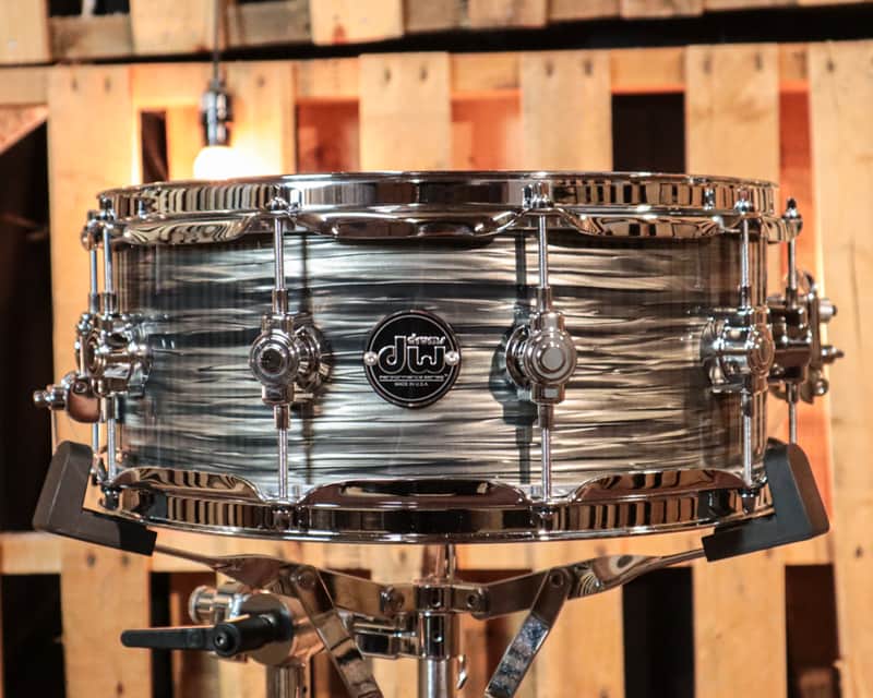 DW Performance Pewter Oyster Snare Drum - 5.5x14 image 1