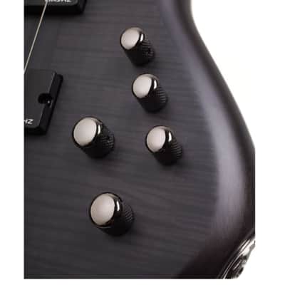 Schecter Stiletto Studio-4 Active 4-String Bass 2010s - See-Thru Black Satin image 2