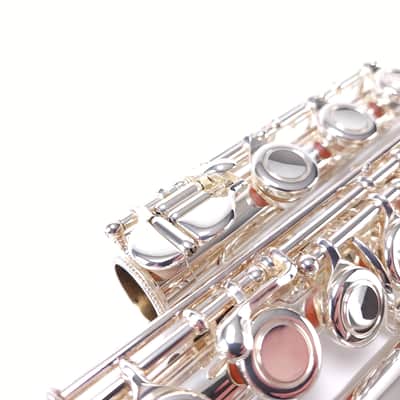 Samperi Silver Pinnacle by Haynes Amadeus Makers Pre-Pro Flute Open Hole B Foot NEW image 8