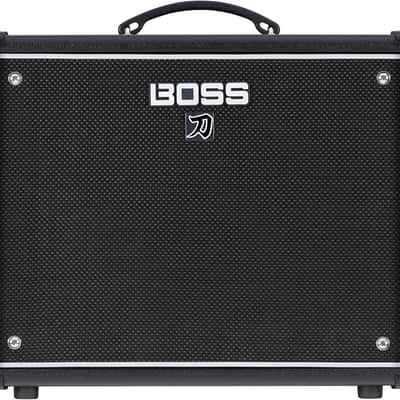 BOSS Katana-50 Gen 3 Guitar Amplifier | Compact 50-Watt Combo Amp | Custom 12-Inch Speaker | Evolved Tube Logic Sound | 12 Amp Characters | Onboard BOSS Effects | Advanced Connectivity & More