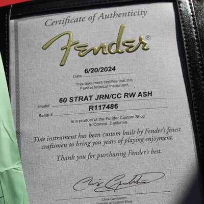 FENDER Custom Shop 1960 Strat Closet Classic Journeyman, Aged Sherwood Green Metallic, HARDCASE, 3, 60 KG image 13