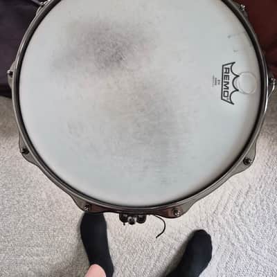 Sonor sq2 6x14"snare Heavy beach wood black sparkle lacquer - Black sparkle image 5