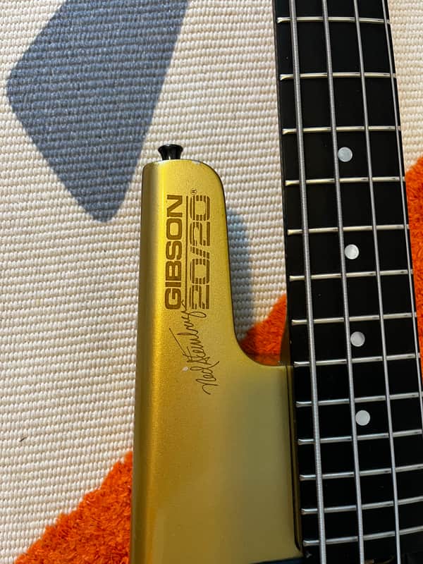 Gibson 20/20 Bass 1987 Luna Silver with Hardshell Case image 1