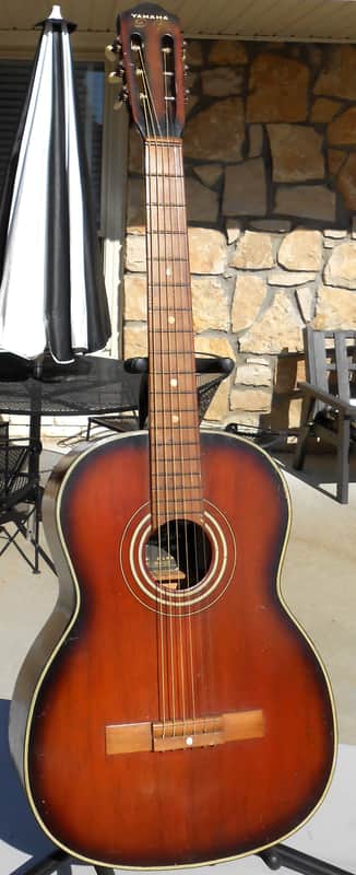 Yamaha Dynamic Guitar No.1 Model - 1959 Vintage - Classical/Folk Guitar - Rare image 1