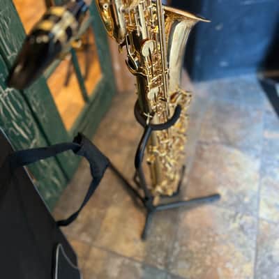 JZ Baritone Bari Saxophone W/ Case, Mouth Piece, Strap, Foot Stand & Low A Key image 10
