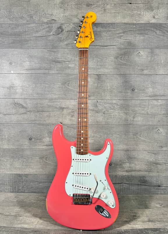 Fender Custom Shop '62 RI Stratocaster Relic 2006 - Faded Fiesta Red image 1