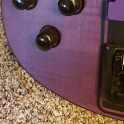 Left Handed Schecter C4 GT DIAMOND SERIES  2020 Satin Purple image 3