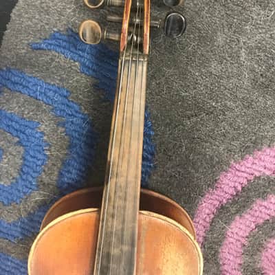 Vintage German Made 3/4 Size Antonius Stradivarius Copy Violin w/ Lifton Case +Glasser Bow. Sale Benefits Music Education Nonprofit! image 4