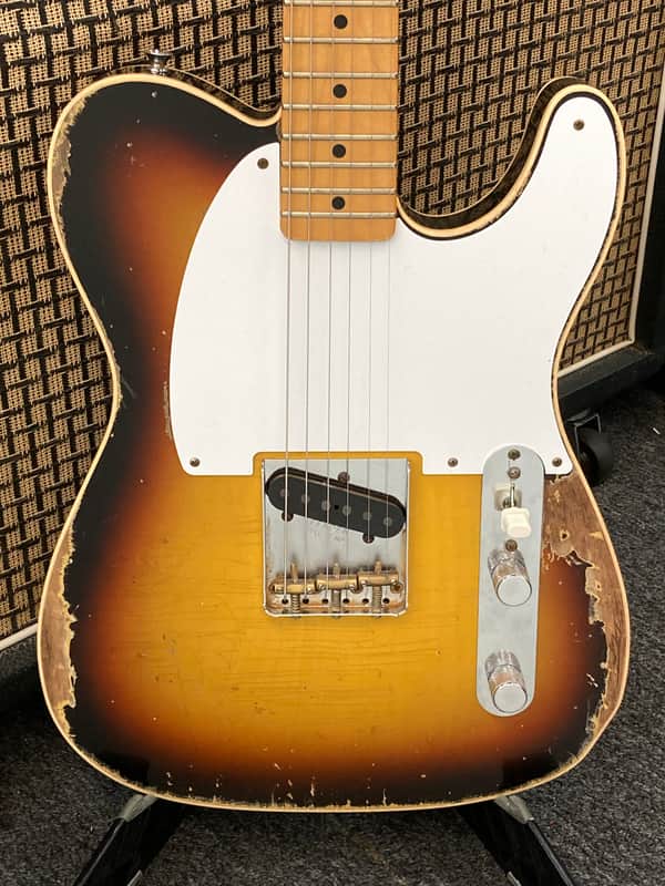 Fender 9231015519 Wildwood WW10 59 Esquire 2023 - Heavy Relic Sunburst