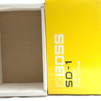 BOSS SD-1 Super OverDrive JRC4558DD Chip Made in Taiwan 1992 w/ Box image 16