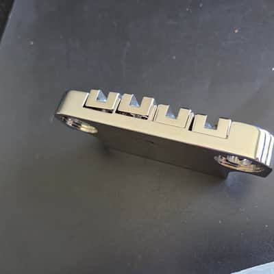 Hipshot 2 Point SuperTone Bass Bridge 2010s  - Chrome image 3