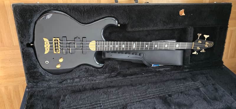 Jason Newsted Alembic Spoiler/persuader custom 1989 - Black | Reverb