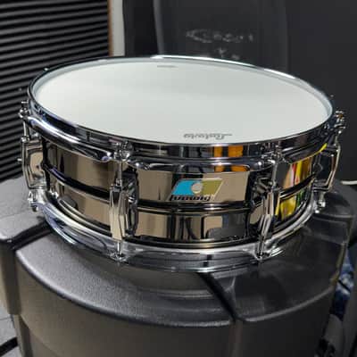 Ludwig LB414b Black Beauty 5x14" 8-Lug Brass Snare Drum - B-Stock and Gator Case 6.5x14 image 1