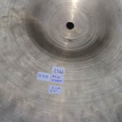 Zildjian 20” K Istanbul Older New Stamp 2366 grams (1967–1972) image 7