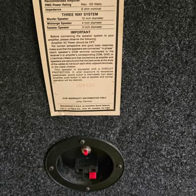 Acoustic Response Series 707 3-Way Home Speakers (Pair) image 4