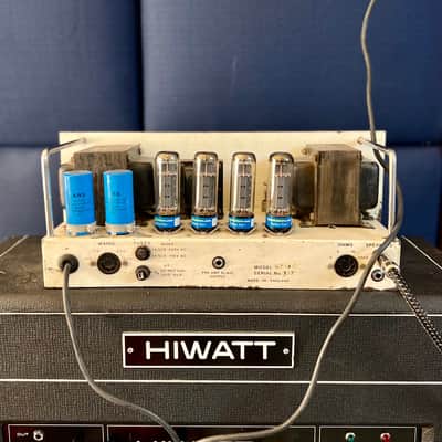 Matamp GT-100 c 1970 - Original vintage UK White face steel panel 100 watt orange green image 4
