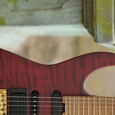 Jackson USA Signature Phil Collen PC1 Satin Stain - Satin Trans Red image 4