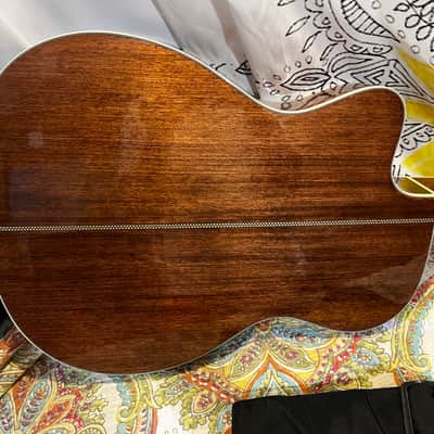 Fender Paramount PM-3 Standard Acoustic Electric Guitar w Strap image 7