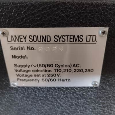 Vintage 1969/1970 Laney Sound Supergroup LC16 1x12 combo amp (point to point wiring) Patridge transformer Fane 122/10 speaker Pulsonic cone image 7