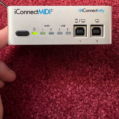 iConnectivity iConnect MIDI2+ USB MIDI Interface 2010s - Silver image 1