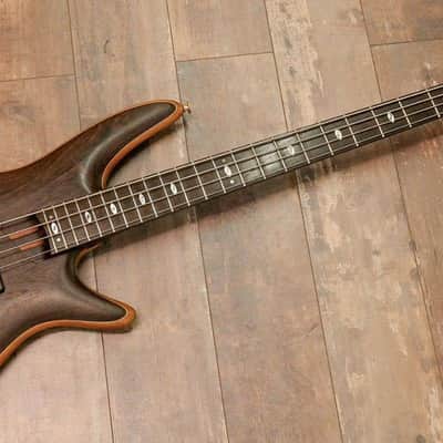 Ibanez SR5000 Prestige Bass Team J Craft USA Bartolini Pickups, Wenge-Bubinga Neck Wenge image 2