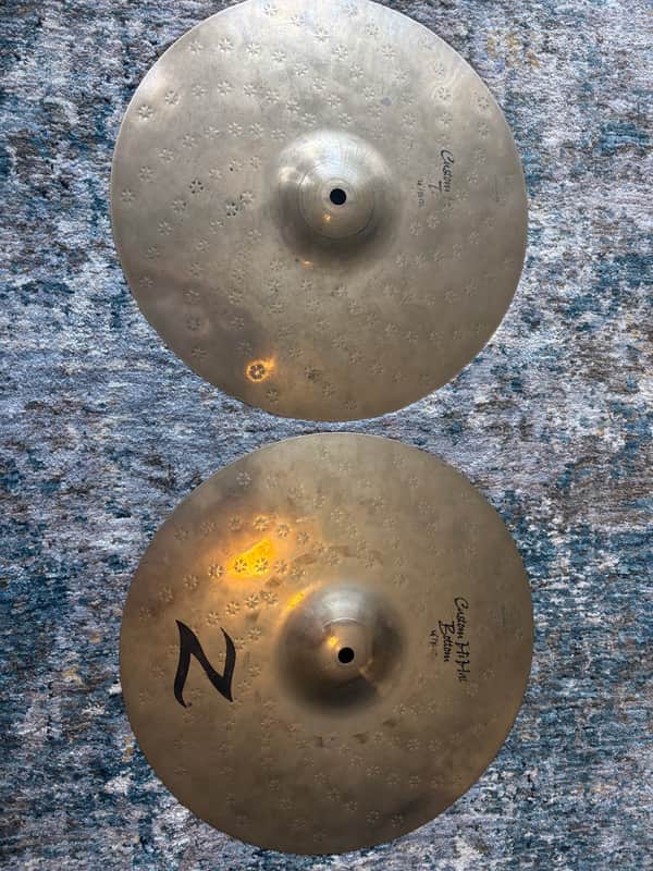 Zildjian 14” Z Custom HiHats - Brilliant image 1