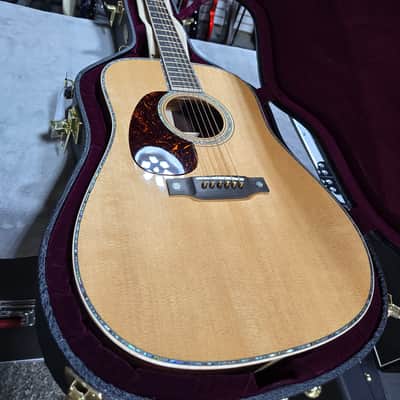 Martin D-42L Modern Deluxe Acoustic Guitar - Natural w/OHSC & PLEK*D #556 image 14