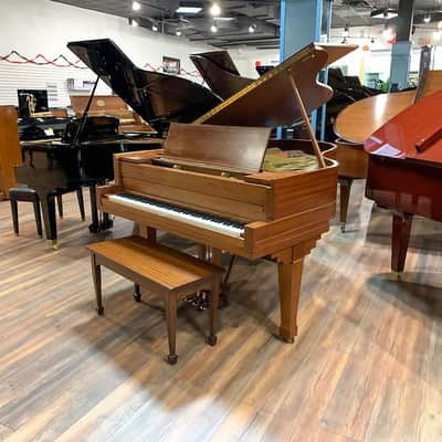 Charles Stieff 6'2" Satin Mahogany Grand Piano c1928 #43046 image 2