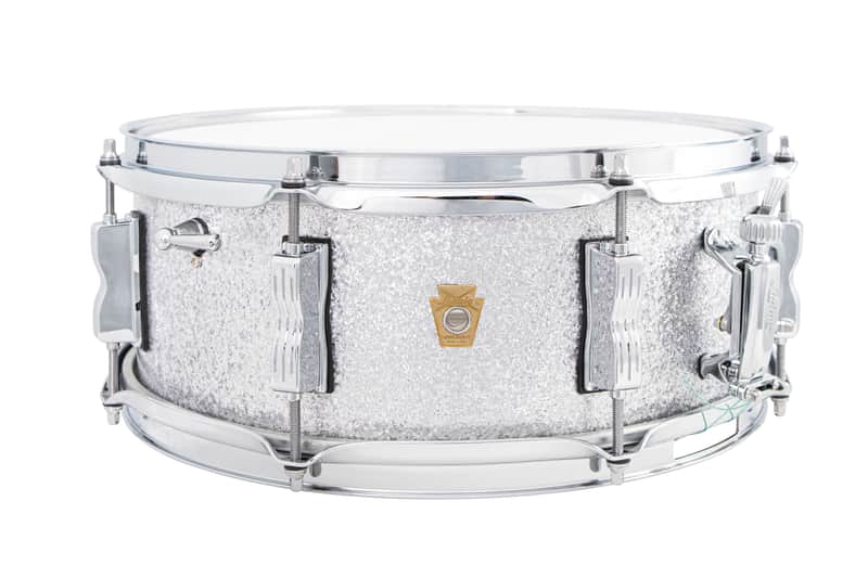 Ludwig Legacy Silver Sparkle Jazz Fest 5.5x14" Mahogany Snare Drum | NEW Authorized Dealer image 1