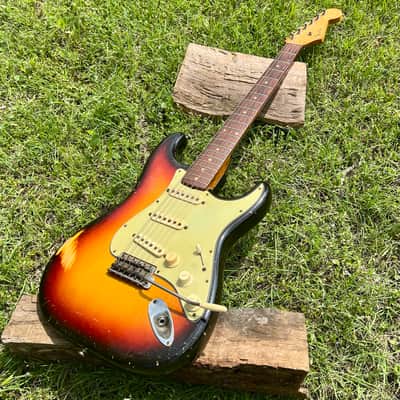 Vintage 1961 Slab Board Fender Stratocaster image 7