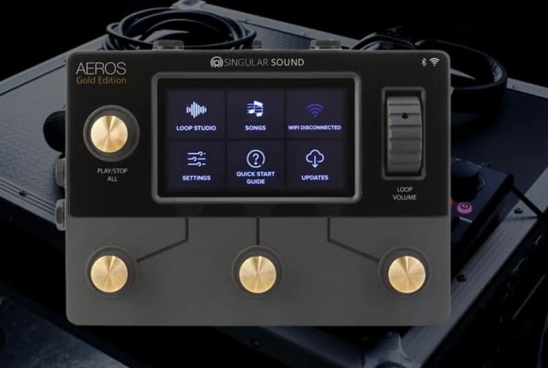 Singular Sound Aeros Loop Studio Gold Edition, 4.3" Touch-Screen, Built-In Effects image 1