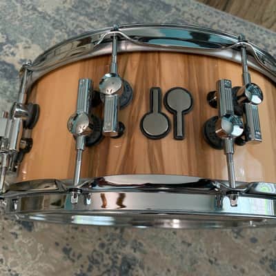 Sonor SQ2 Snare Drum 14 x 6 Medium Maple – High Gloss American Walnut image 1