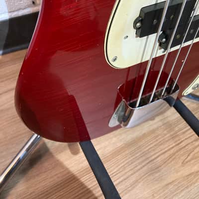 Fender Precision Bass with Rosewood Fretboard 1966 - All Original! - Candy Apple Red - Chris Cambell - Bob Seger image 7