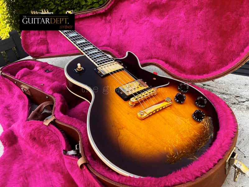 ♚INCREDIBLE♚ Vintage 1990 Gibson Les Paul CUSTOM ♚100%♚ TOBACCO BURST ! ♚OHSC♚R8*59 image 1